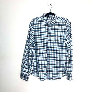 MOSSIMO Men's Long plaid Sleeve Shirt Button Up Cotton SZ L Supply Co.